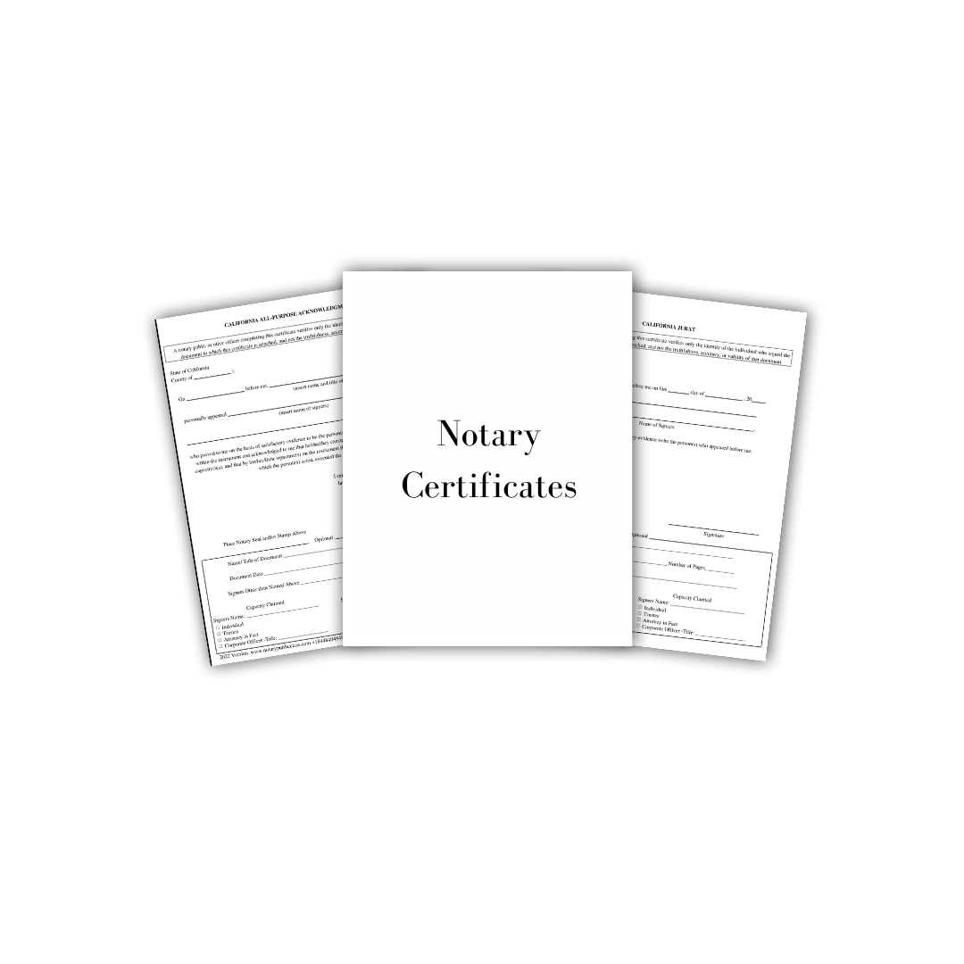 Notary Certificates Archives Notary Public Class